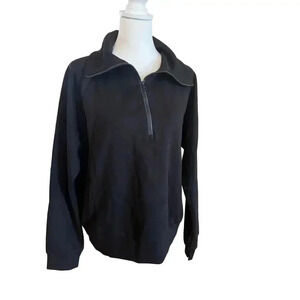 ANRABESS ATHLEAISURE 1/4 ZIP WORKOUT TOP WOMENS SIZE MEDIUM